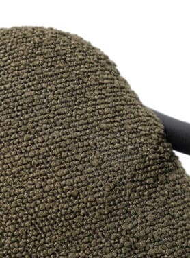 Eetkamerstoel Groen Bouclé