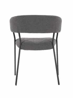 Grijze Eetkamerstoel Van Polyester