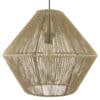Hanglamp Jute Naturel Diamant Vorm