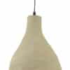 Hanglamp Papier Maché Beige Trechter Model