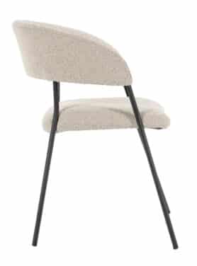 Polyester Eetkamerstoel Taupe