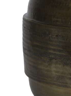 Reliëf Op Antiek Bronzen Vaas Metaal