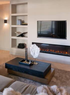 Richmond Salontafel Zwart Hout En Goud Gestapelde Blokken