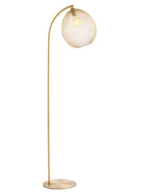 Ronde Vloerlamp Metaal Goud
