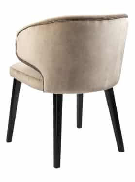 Stoffen Eetkamerstoel Beige