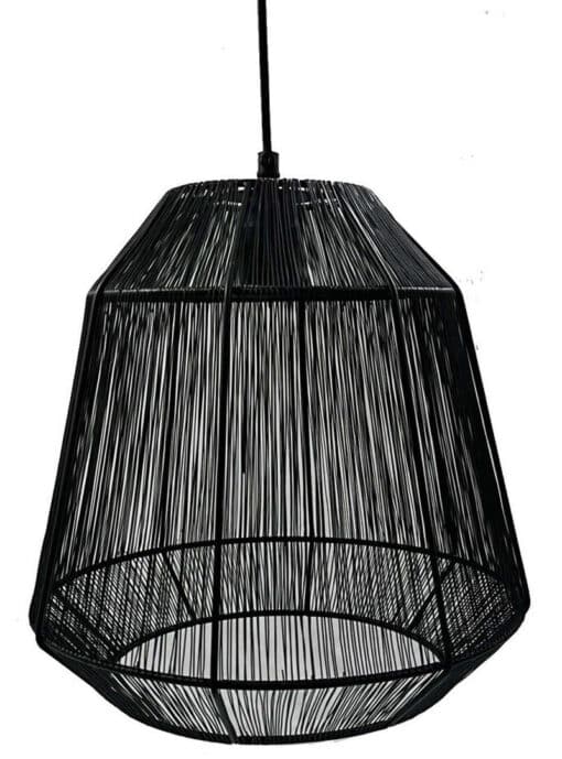 Zwarte Hanglamp Metaaldraad