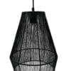 Zwarte Lange Hanglamp Metaaldraad