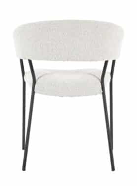 Zwarte Poten Onder Beige Eetkamerstoel