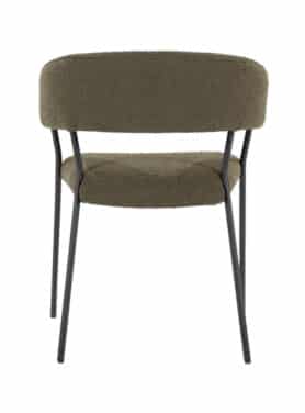 Zwarte Poten Onder Groene Eetkamerstoel