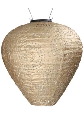 Lantaarn Goud Printje Plastic