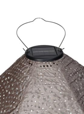 Plastic Lantaart Op Zonnenenergie Beige