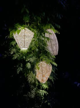 Verlichte Lantaarn Zonnenenergie Plastic