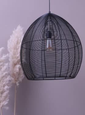 Zwarte Hanglamp Metaaldraad