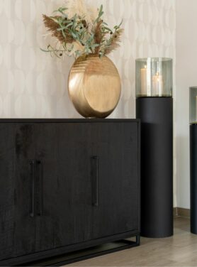 Ovaal vormige vaas rosé goud