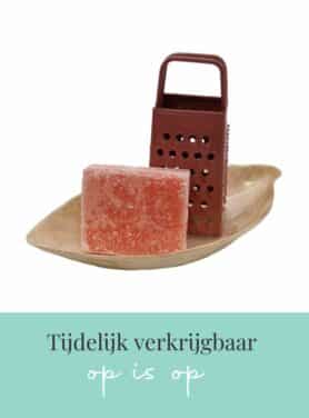 Rasp Oud Roze Amberblokje Roze Schelpen Schaaltje Creme