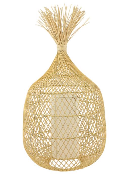 Rotan Hanglamp Naturel Ovaal