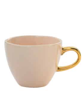 Good Morning Cofee Cup, Old Pink met goud oor
