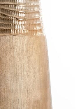 Gouden Vaas Metaal Hoog Hals