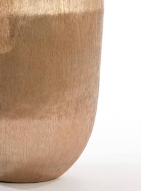 Gouden Vaas Metaal Hoog Onderkant