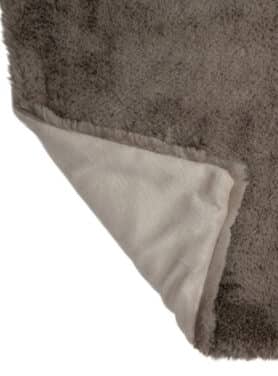 Groot Zacht Kleed Polyester Muisgrijs