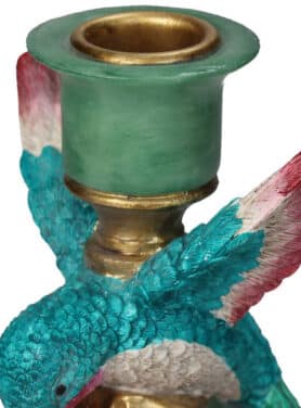 Kandelaar Vogel Met Groene Kleur Bovenkant