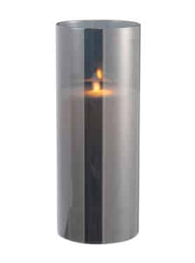 Ledlamp Blinkend Glas Grijs