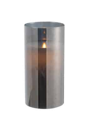 Ledlamp Blinkend Glas Grijs