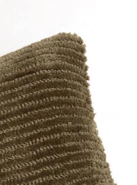 Vierkant Kussen Ribstof Groen Kleurig Kussen Zachte Stof