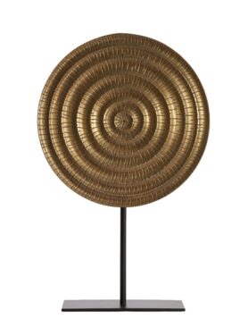 Ornament Antiek Brons Met Zwarte Voet