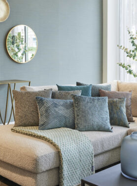 Claudi Sierkussen Groen Mint Donker Textiel