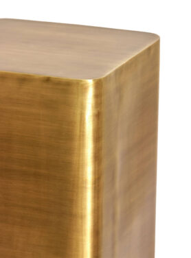 Goud Antiek Brons Pilaar Hoog Rechthoek