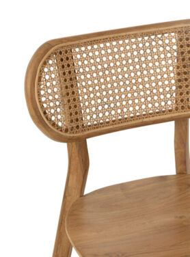 Houten Eetkamerstoel Teak Naturel