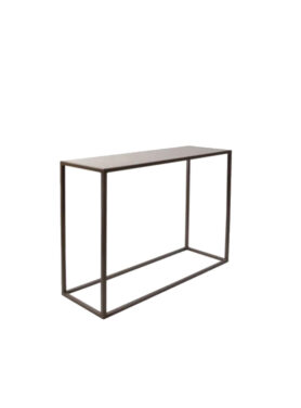 Metallic Bruin Bijzettafel Lang Wandtafel