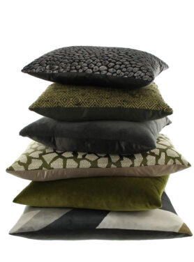 Donker Groen Sierkussen Claudi