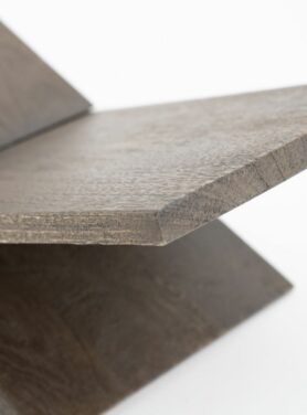 Boekensteun bruin mangohout