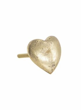 Doing goods holly heart kastknop messing hart