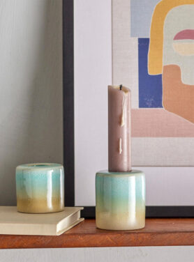 Kaarshouders Blauw Groen Rond