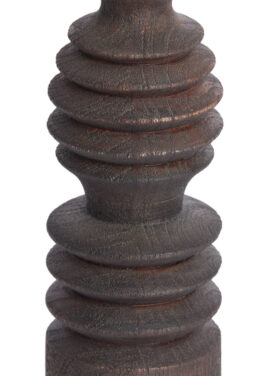 Mat Donker Bruin Houten Kandelaar