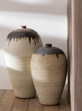 Keramiek Vaas Creme Beige