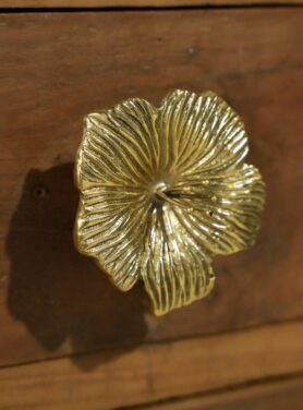 kastknop hibiscus doing goods brass