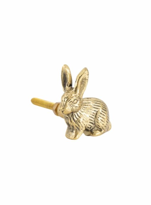 doing goods kastknop ninny bunny konijn messing