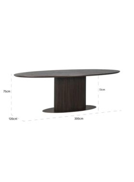 Richmond Eettafel Hout Luxor