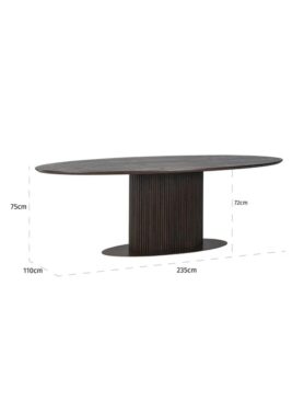 Richmond Eettafel Hout Luxor