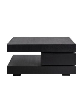 Richmond Oakura Zwart Salontafel Hout