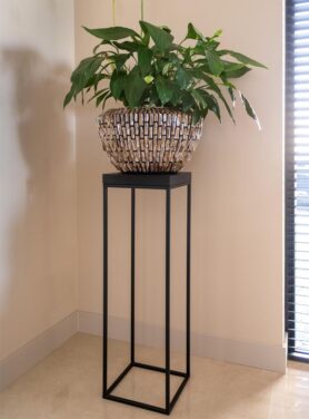 Richmond Pilaar Hout Zwart