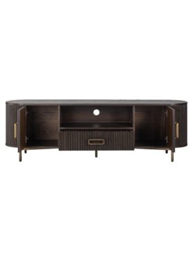 Richmond Tv Meubel Bruin Met Goud Accenten