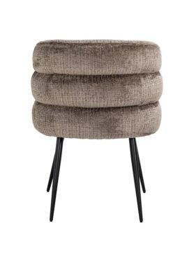 Stella Richmond Stoel Zwarte Poten Stone Chenille