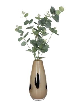 Vaas Beige Met Zwarte Vlekken