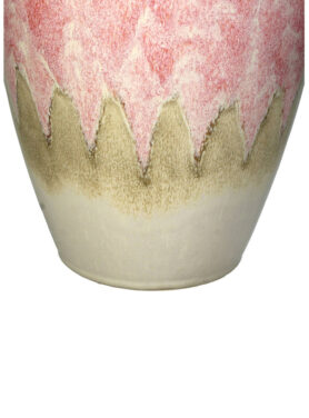 Vaas Steengoed Roze Groen