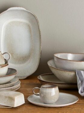 Aardewerk Cup Bloomingville Beige